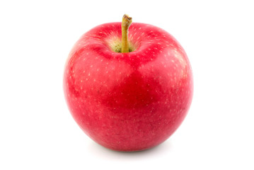 Fresh red apple isolated.