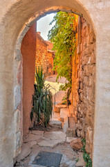 Roussillon, Vaucluse, France - obrazy, fototapety, plakaty