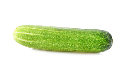 cucumber piece on white background