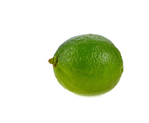lemon piece on white background