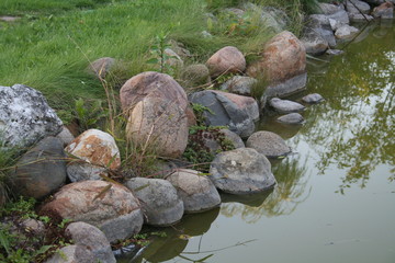stones in water