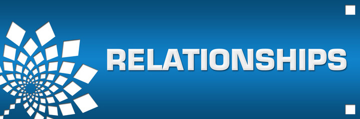 Relationships Floral Blue Box 