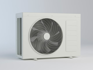 Air Conditioner Unit, compressor - 3D illustration