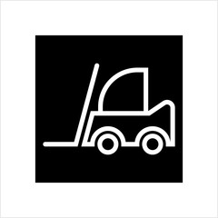 Forklift Icon, Warehouse Forklift