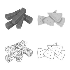 Vector design of Oktoberfest and bar icon. Collection of Oktoberfest and cooking vector icon for stock.