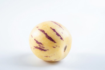 Fresh fruit ginseng fruit on white background