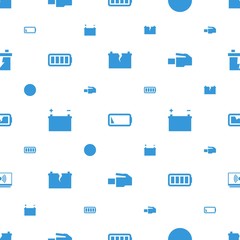 charger icons pattern seamless white background
