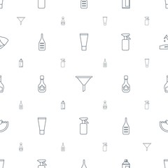bottle icons pattern seamless white background