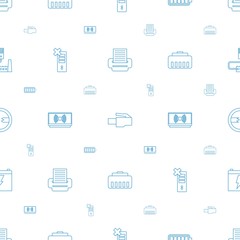 charger icons pattern seamless white background