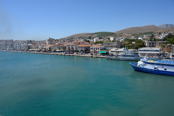 Fototapeta na wymiar Hafen von Chios auf der Insel Chios, Griechenland