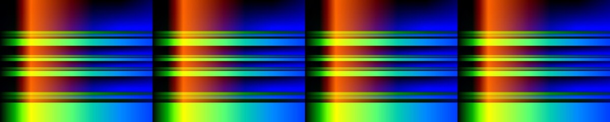 Digital art, panoramic abstract objects (20000 x 4000 Pixels), Germany