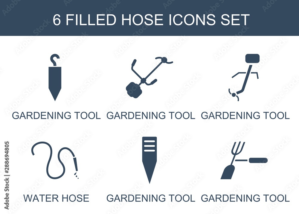 Sticker hose icons