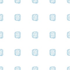 sandwich icon pattern seamless white background