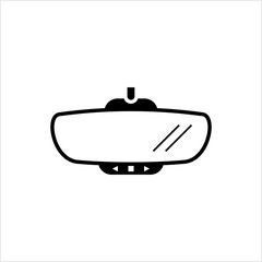 Car Rear View Mirror Icon