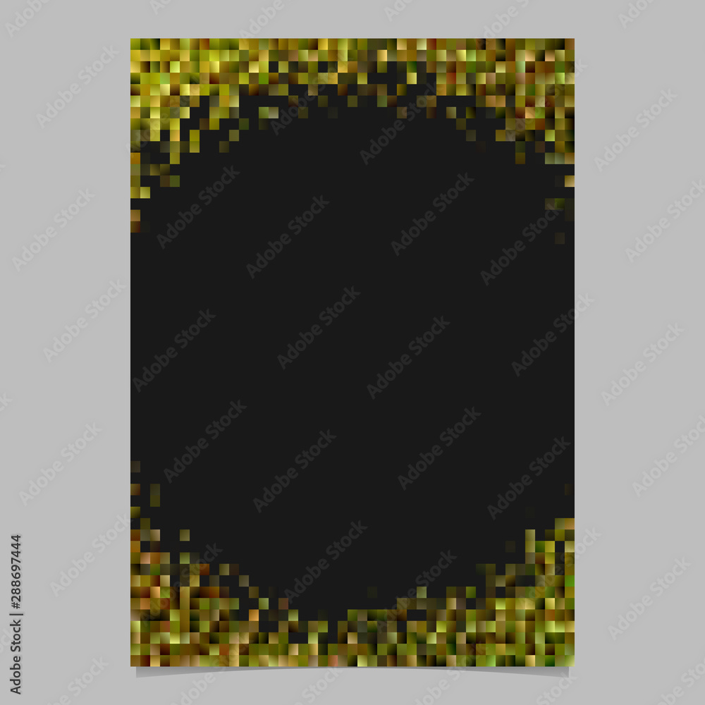Poster gradient abstract brochure template - digital flyer, poster graphic from colored rectangles with bla