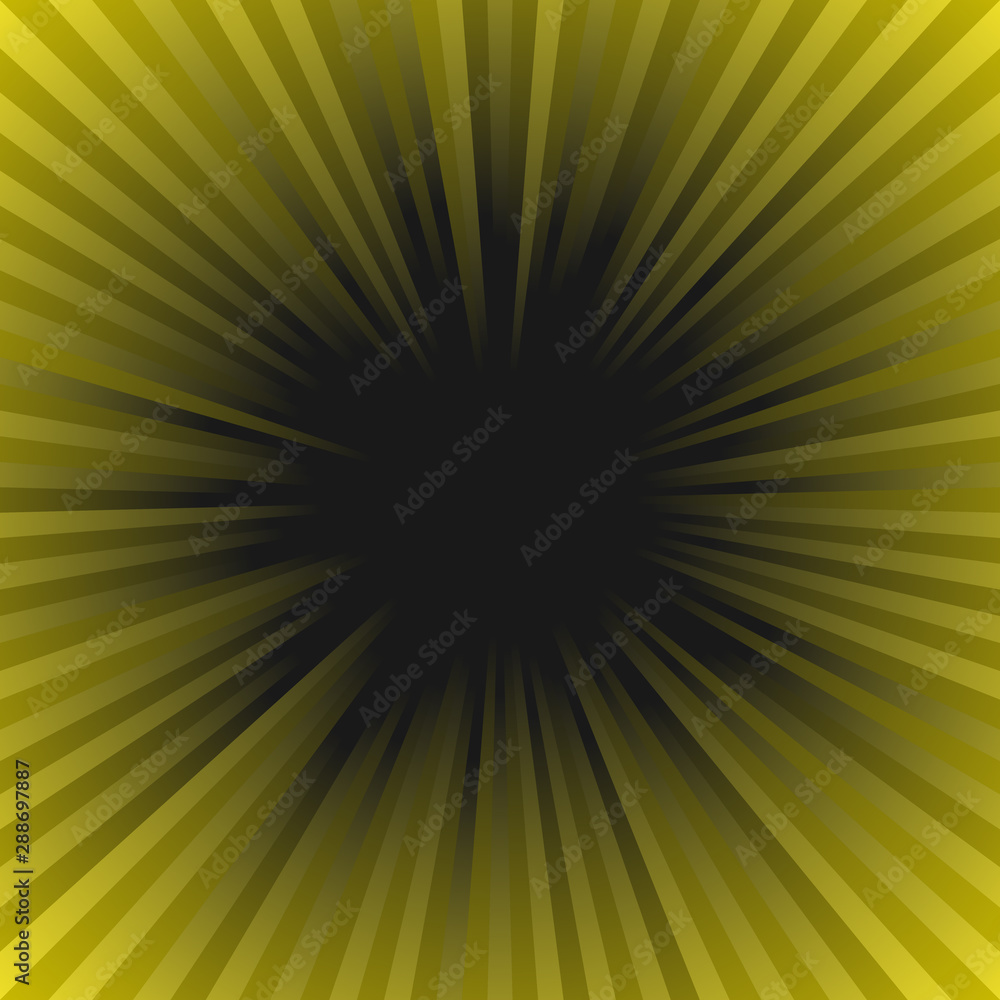 Poster abstract dynamic starburst background - gradient vector design with radial striped rays