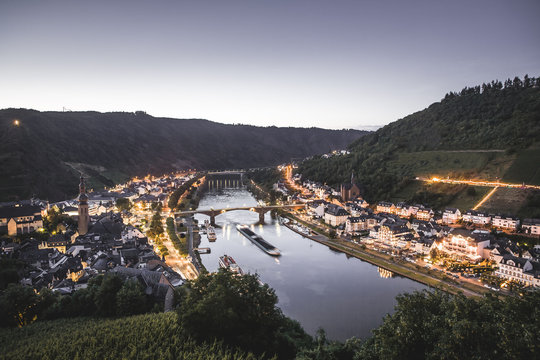Blick &uuml;ber Cochem an der Mosel