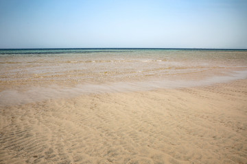 Fototapeta na wymiar Summer background of beach and sea 