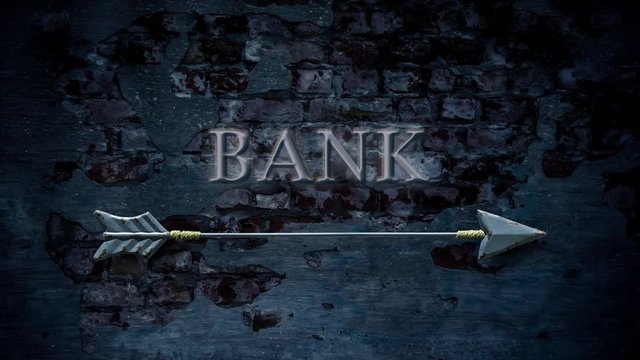 Street Sign to Financial Bank