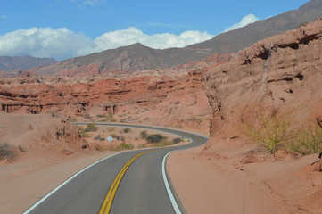 curva en la carreterera