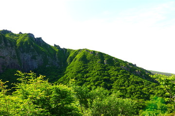 제주에 있는 한라산의 풍경이다.