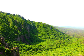 제주에 있는 한라산의 풍경이다.