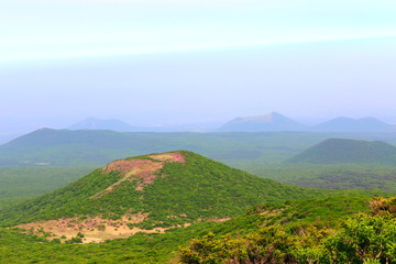 제주에 있는 한라산의 풍경이다.