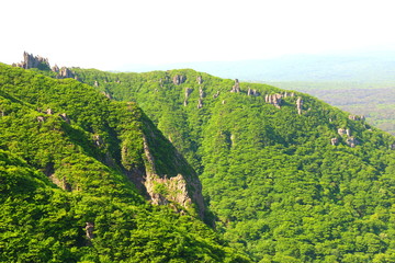 제주에 있는 한라산의 풍경이다