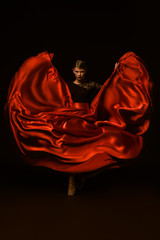 Fototapeta magnificent woman dancer obraz
