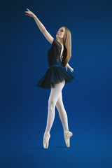 elegant ballet dancer