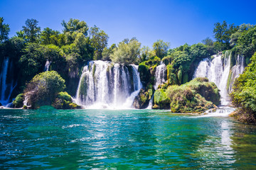 Kravice waterfall on the Trebizat River in Bosnia and Herzegovina