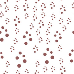 Random seamless pattern with figure brown color