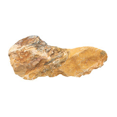 Big stones isolated on white the background.