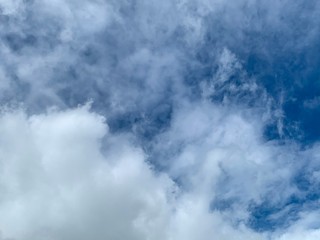 blue sky with clouds