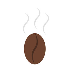 Coffee bean icon. Arabic aroma grain for caffeine drink making.
