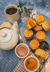 Moon Festival Cakes with Tea