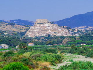 Fototapeta na wymiar Rocca Imperiale, Calabria, southern Italy