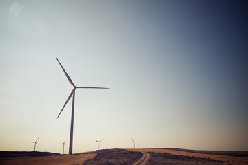 Obraz premium Wind energy concept