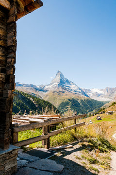 Zermatt, Matterhorn, Findeln, Sunnegga, Alpen, Gletscher, Wallis, Wanderweg, Alm, Bergwiesen, Bergbauer, Sommer, Schweiz