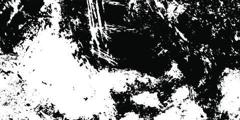 Black and white grunge. Abstract texture of scratch. Worn vintage Board. Vector pattern of dirt and stains