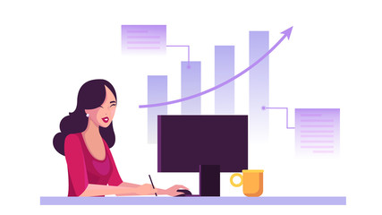 Stock market concept. Idea of finance investment