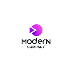 This is a modern logo with contemporary colors