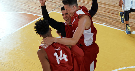 Fototapeta premium Professional basketball player in action on a sports arena