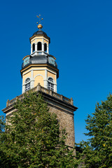 Naklejka premium Tower of St Nikolai Church in Rinteln, Germany