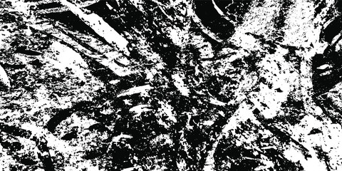 Black and white grunge. Abstract texture of scratch. Worn vintage Board. Vector pattern of dirt and stains