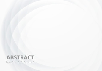 Abstract white and gray curve line gradient background.space for design, text input.
