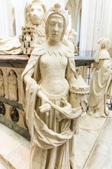 François II Tomb Statue Representing Moral Force Virtue in Nantes Cathedral Saint-Pierre and...