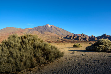 Teide mountain, Tenerife. Amazing mountain in the middle of the island. Canary Islands..