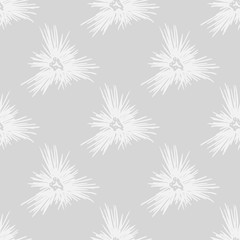abstract seamless pattern on grey background