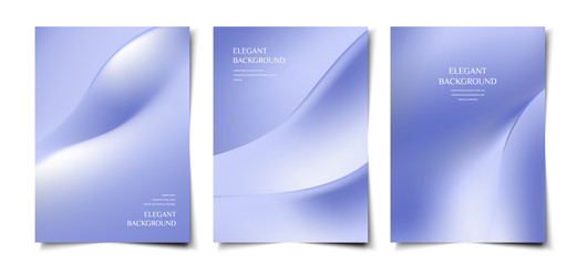 Fototapeta premium elegant silky smooth blue abstract fabric shape cover, poster, wallpaper design template